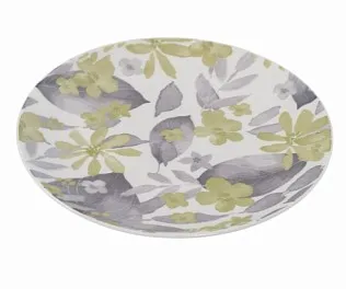 DOMENIK Blooming цв.зеленый тарелка обеденная 24см DMD235